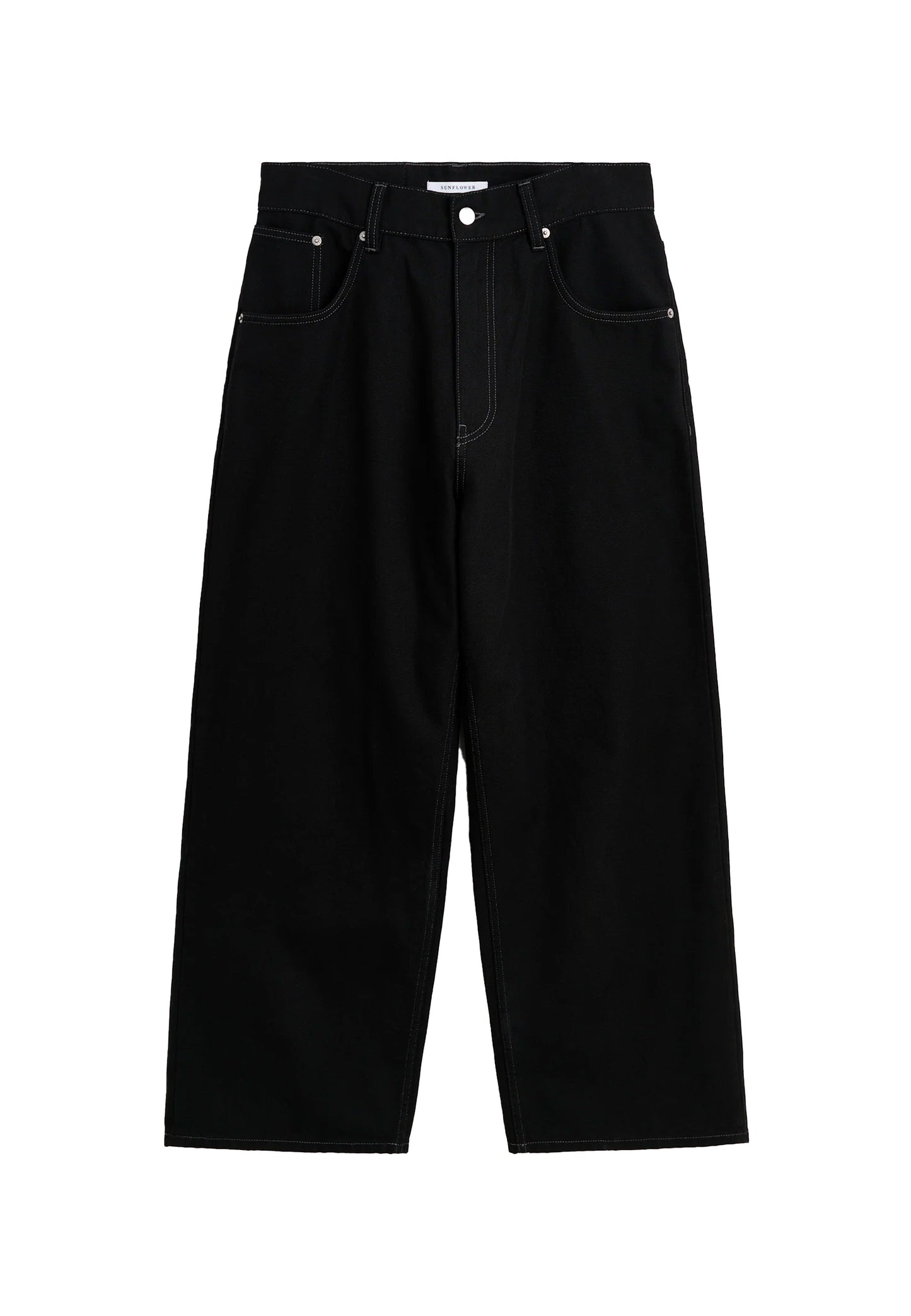 5136-1 BLACK - JEANS - SUNFLOWER