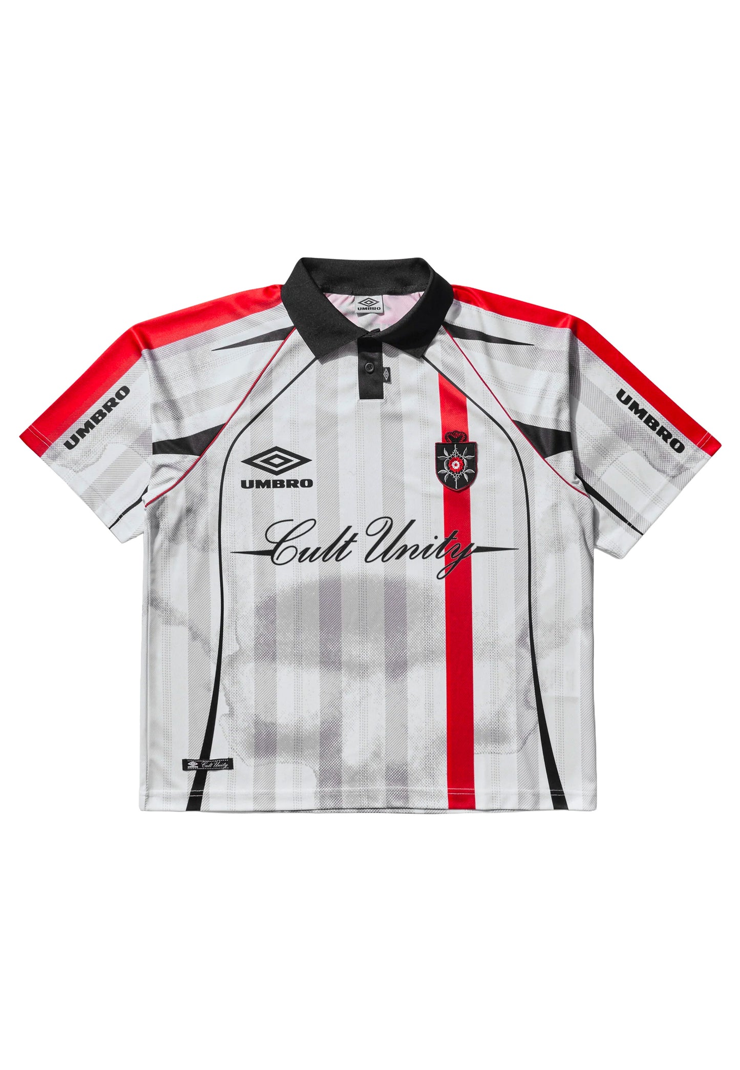 UBMW0402FA251-WHITE RED - T-Shirt e Polo - UMBRO SJ